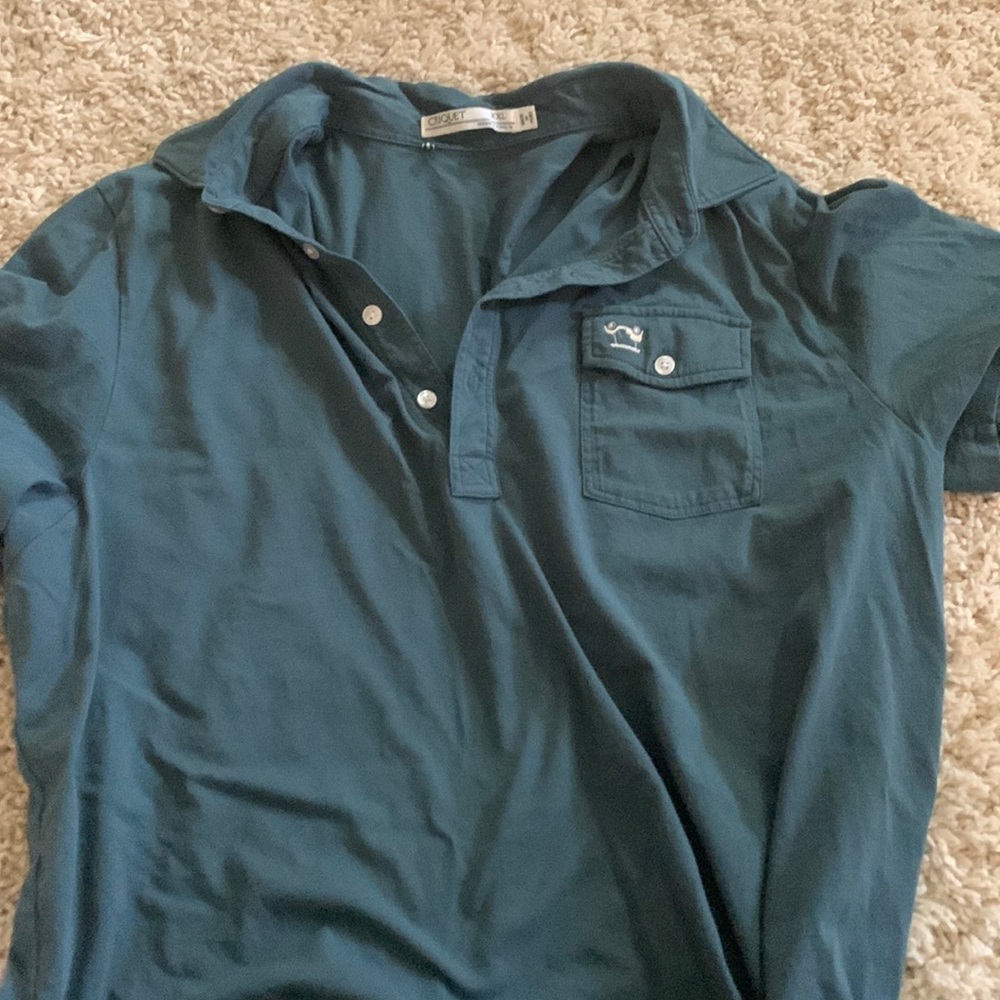Criquet dark green dress shirt